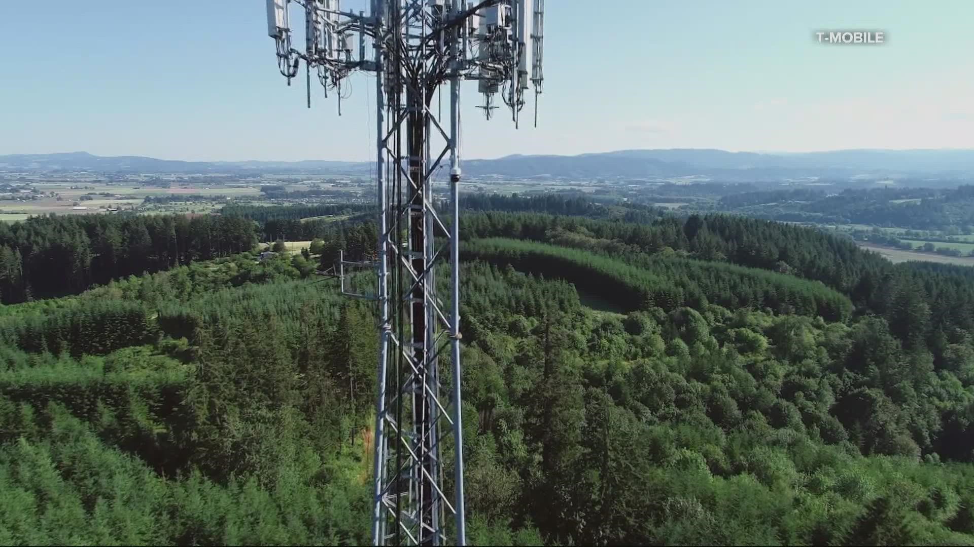 Over the last year, T-Mobile has been using its fast speed connection to help fight wildfires in Oregon.