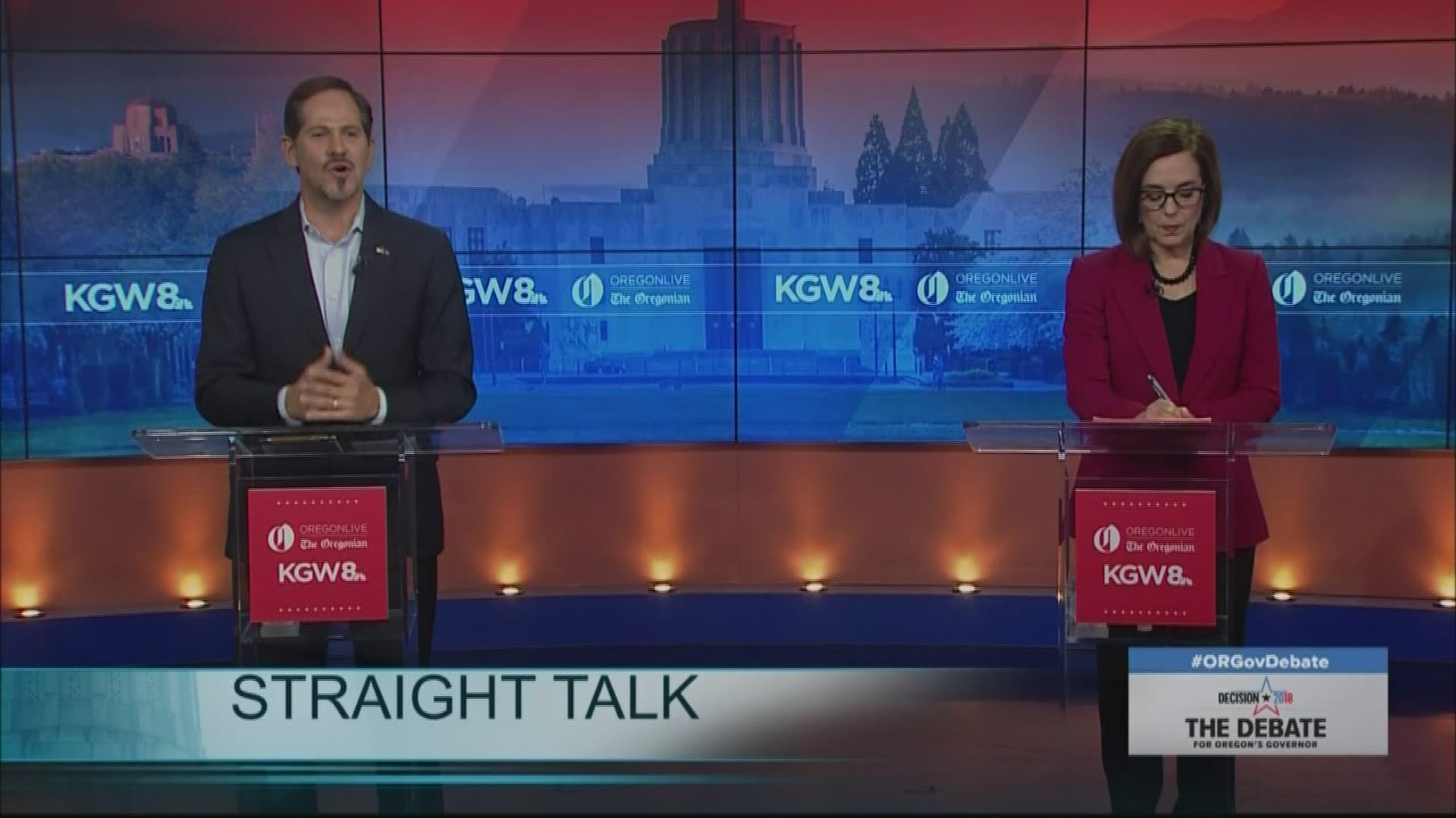 Straight Talk: Highlights of the final debate for Oregon's governor (Part 1)