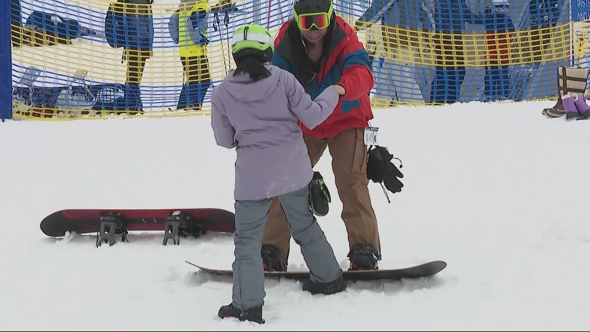 Snowdays Foundation has partnered with youth organizations to teach kids how to snowboard. Many whom never been to the snowy mountains of Mount Hood.