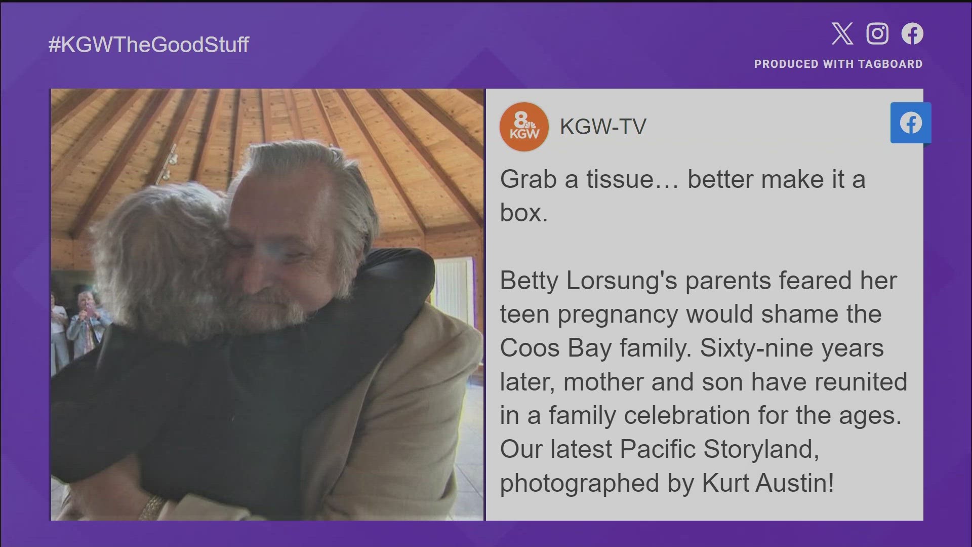 On the Good Stuff, KGW viewers submitted their family adoption reunion stories.