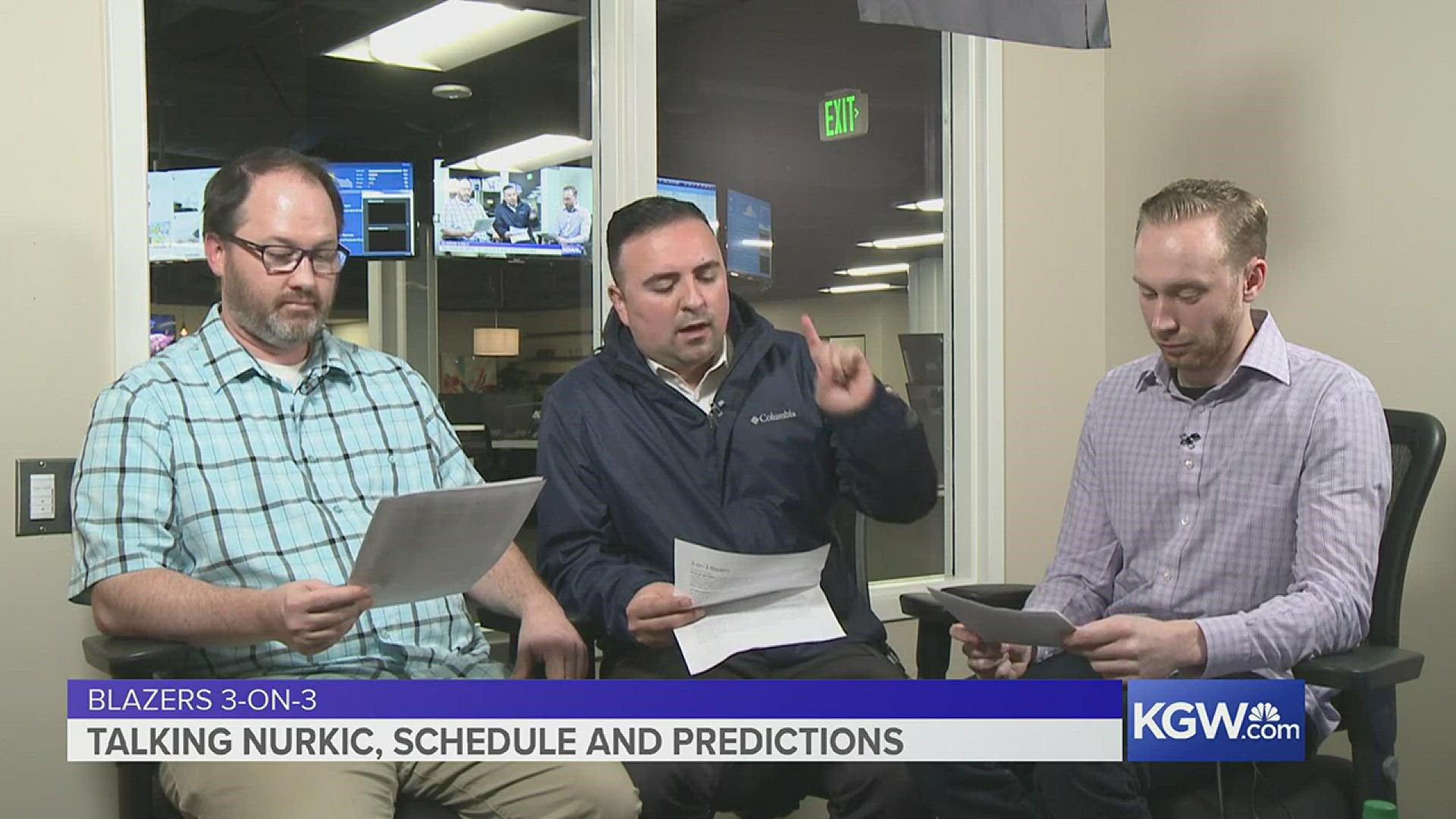 KGW's Jared Cowley, Orlando Sanchez and Nate Hanson talk about their expectation for the Portland Trail Blazers in the second half of the 2017-18 season.