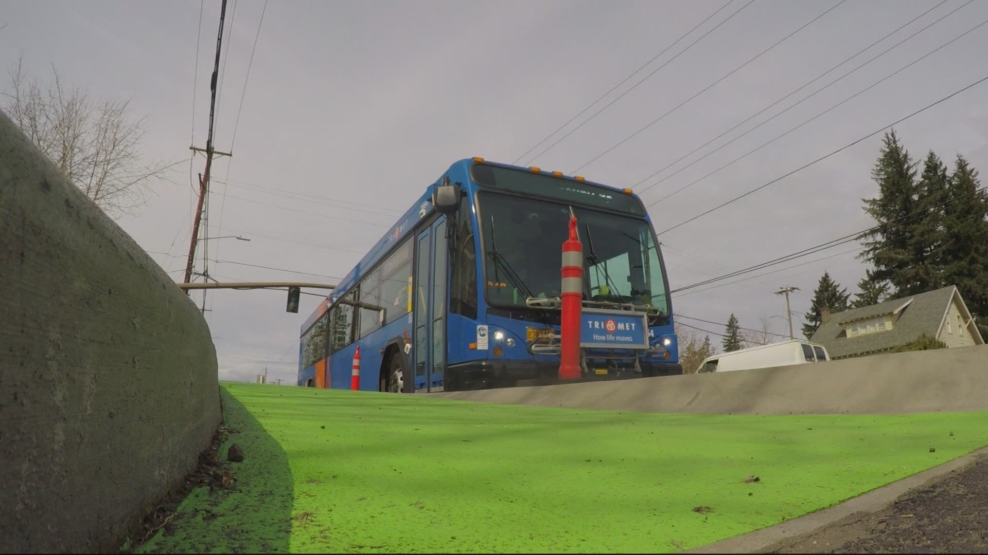 A multi-million dollar effort to make the transit between Gresham and Portland easier is halfway done.