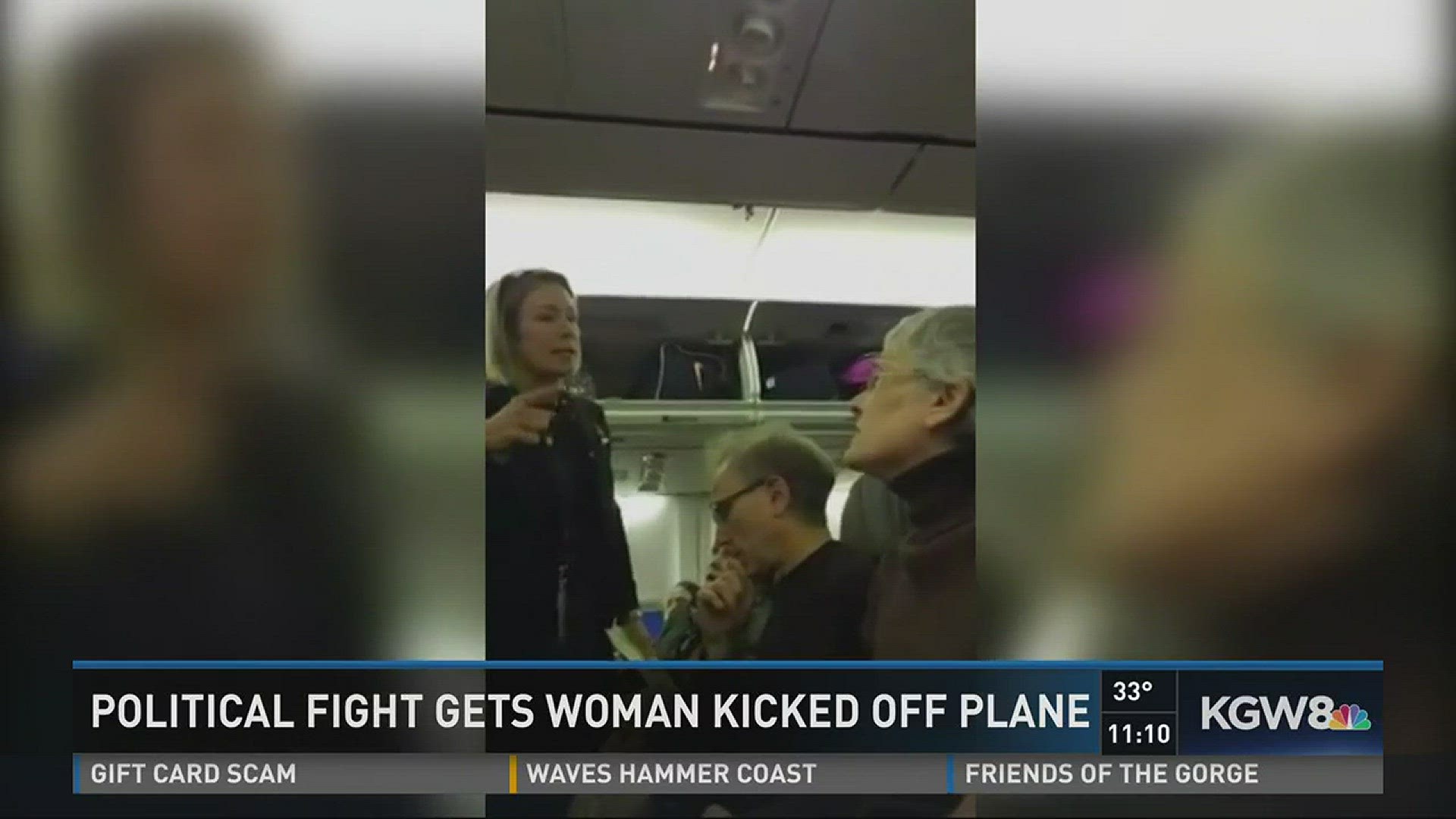 Political fight gets woman kicked off plane
