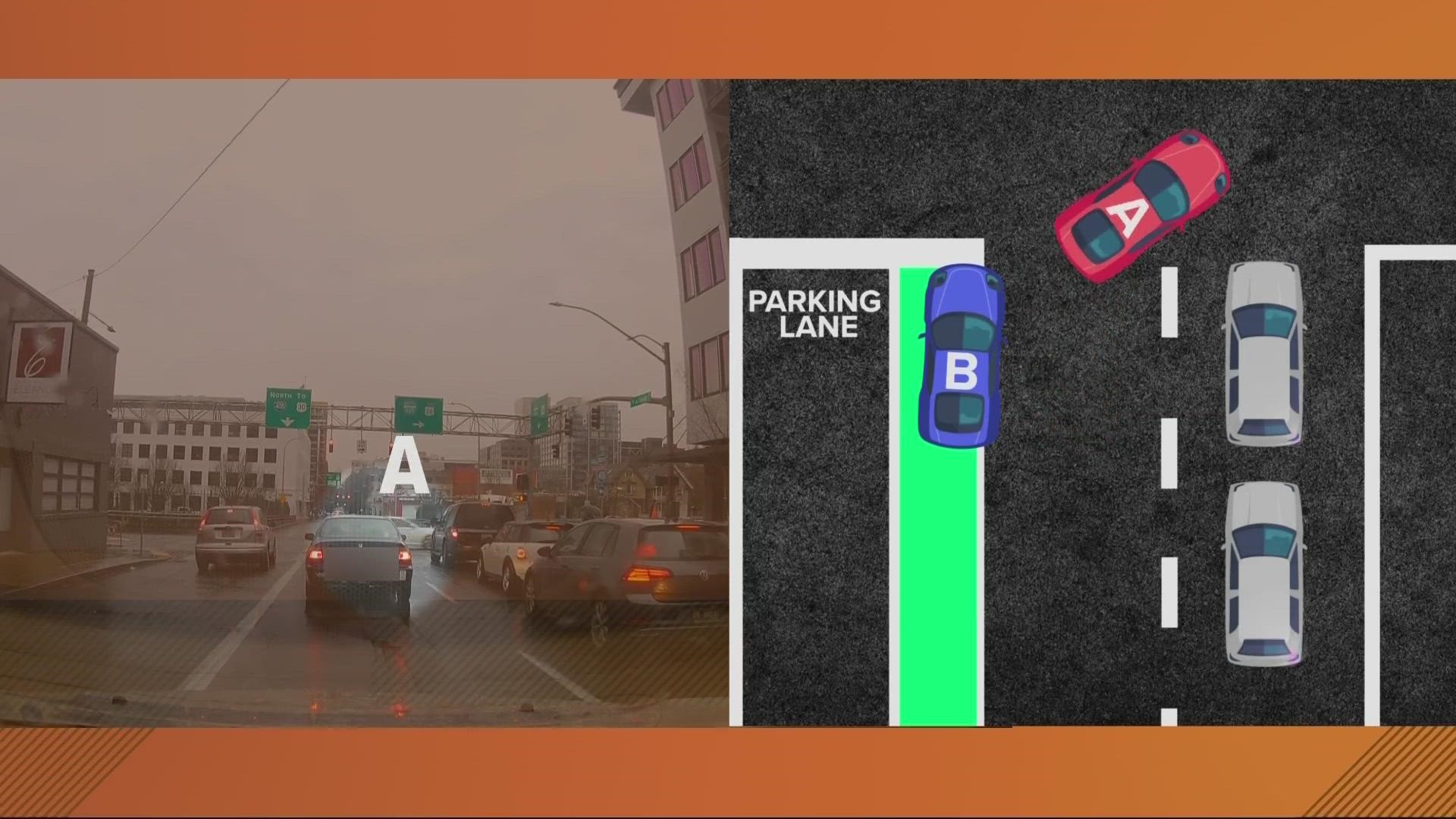KGW's Chris McGinness shares a video of an illegal turn in the latest installment of "Driving Me Crazy," a series about things that drive people nuts on the roads.