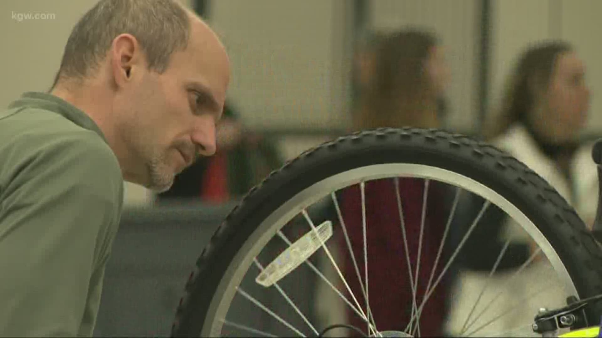 Volunteers come out for annual bike build