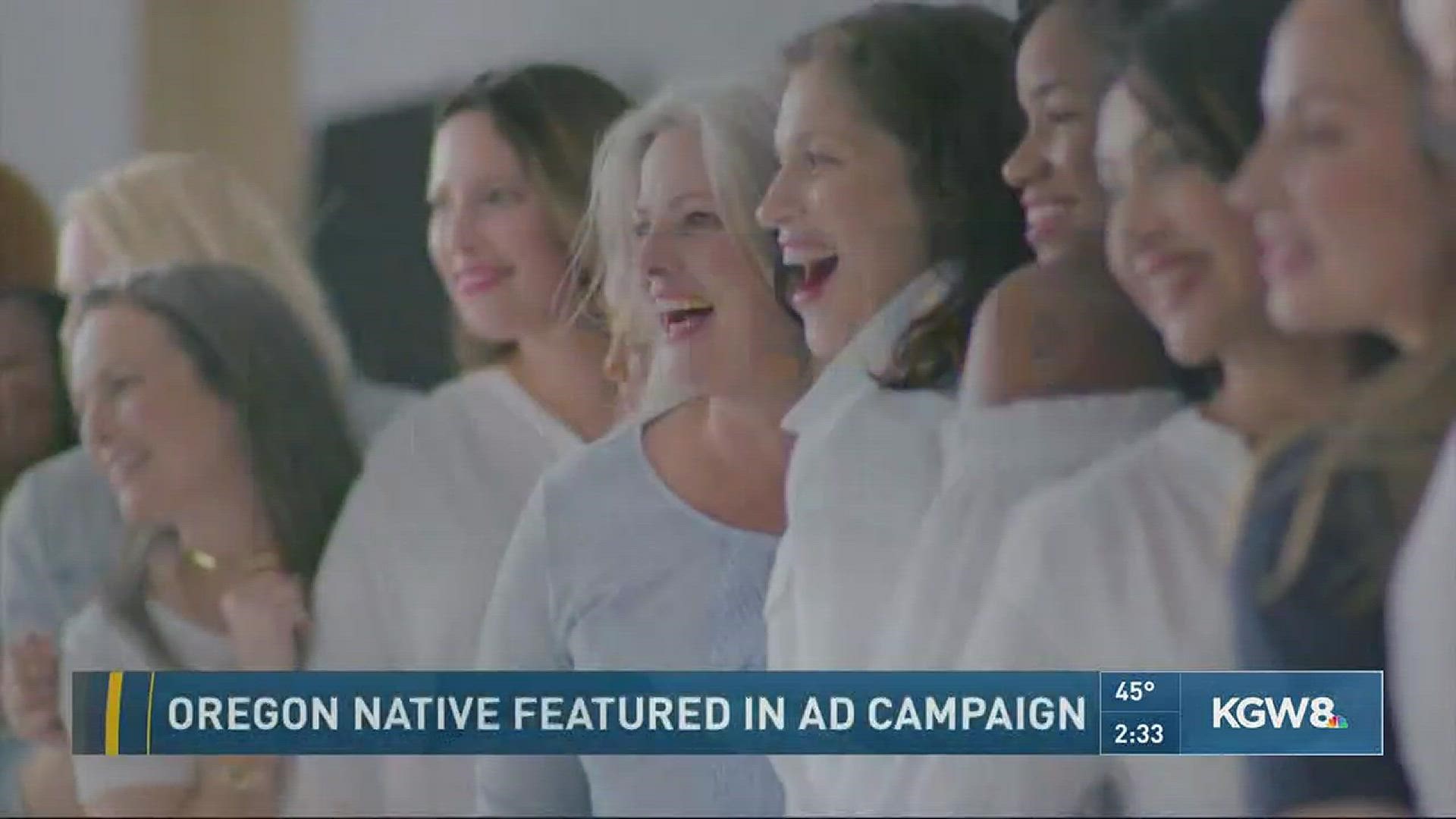 Oregon native featured in ad campaign