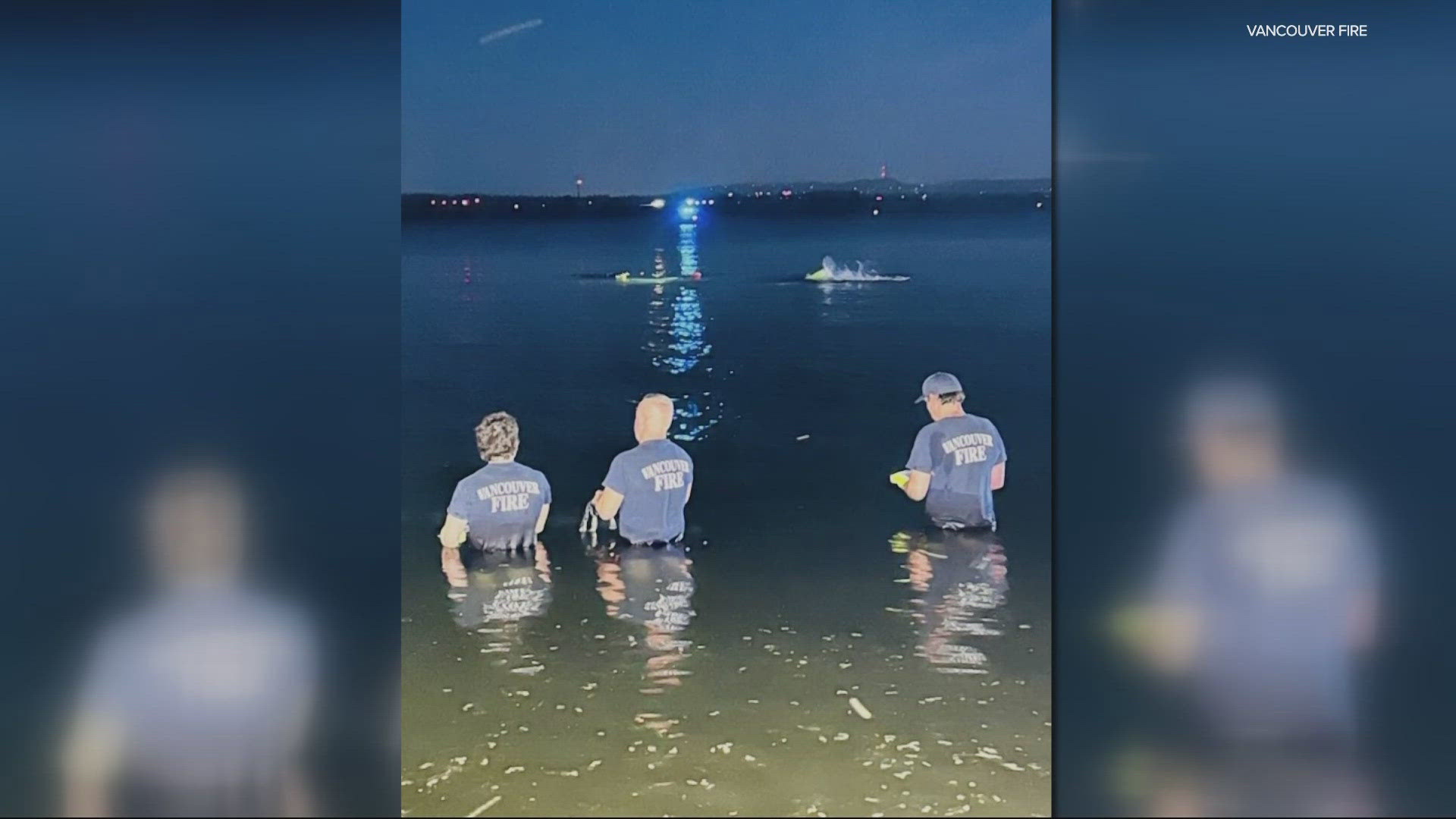 The 52-year-old entered the water at Wintler Park on Sunday. He was there with his family, who witnessed what happened.