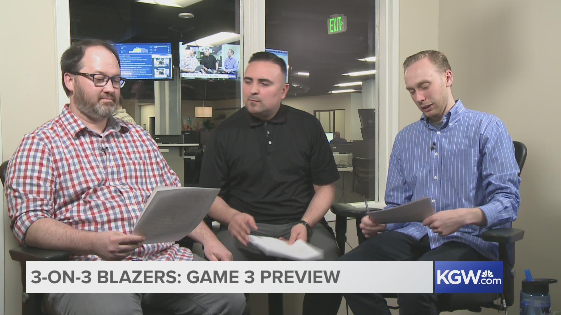 KGW's Jared Cowley, Orlando Sanchez and Nate Hanson talk about their reaction to the Blazers losing the first two games at home in their first-round NBA playoff series against the Pelicans.