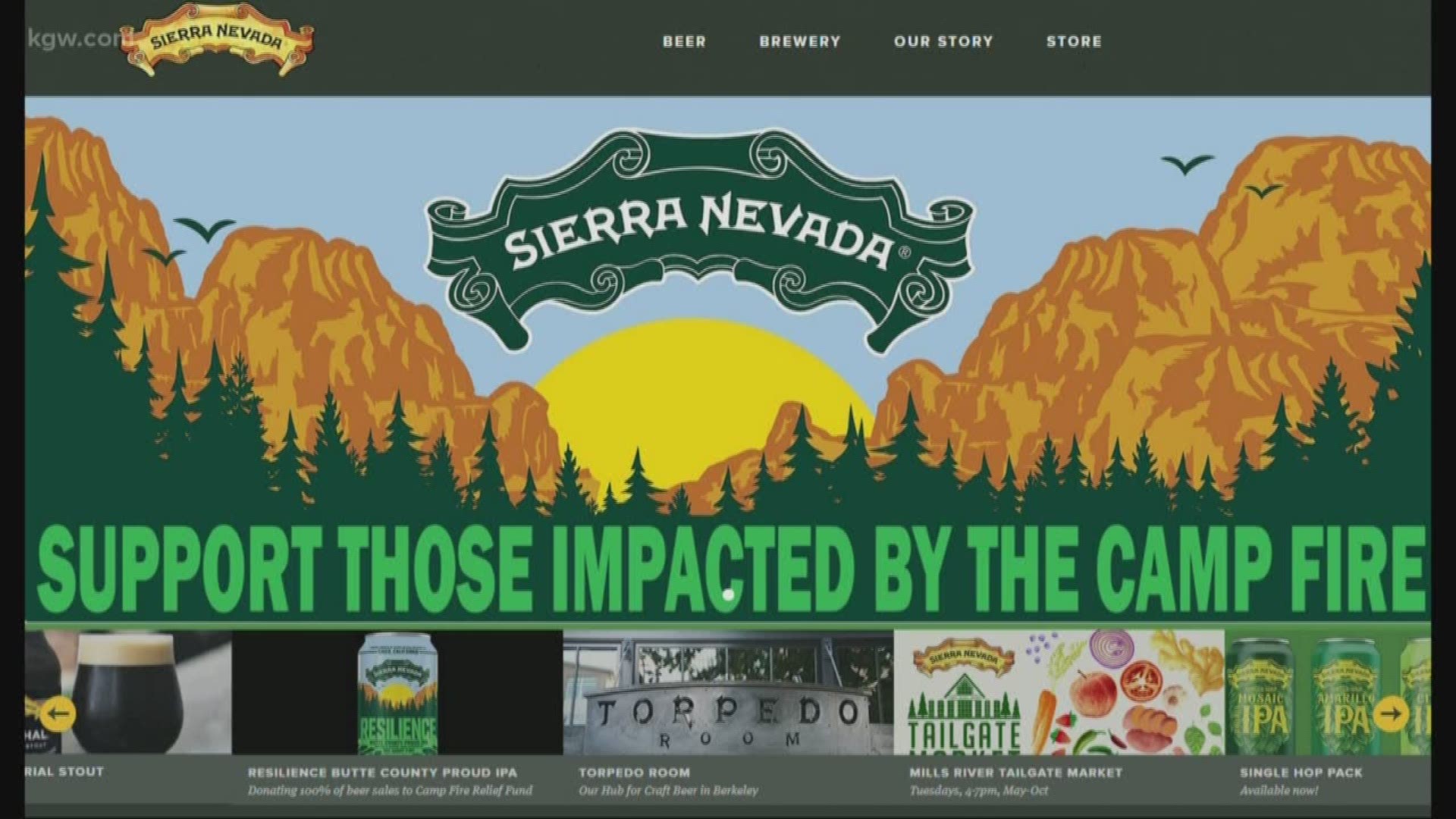 Local breweries come together to raise money to help victims of the Camp Fire.