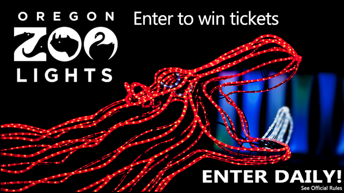 Win tickets to ZooLights at the Oregon Zoo