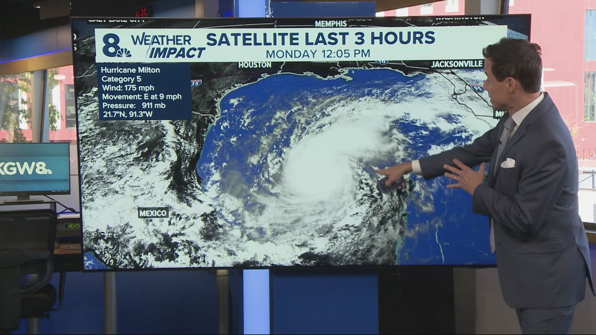 Hurricane Milton strengthens to Category 5 hurricane | kgw.com