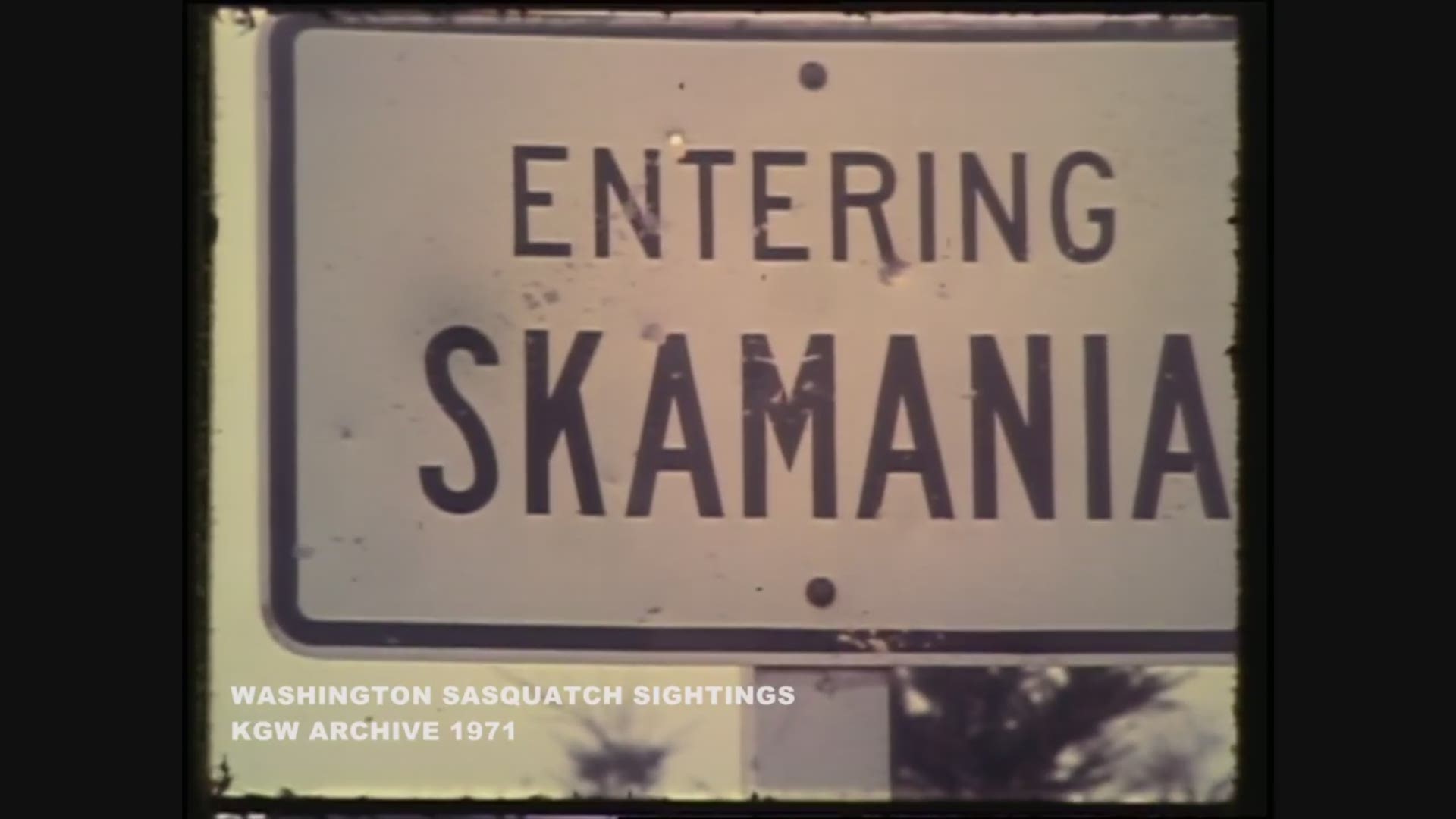 After a number of sightings in 1971, KGW ventured out to Skamania, Washington, to interview people who claimed to have seen the legendary yet elusive creature of Northwest lore. The KGW reporter is Jon Tuttle.