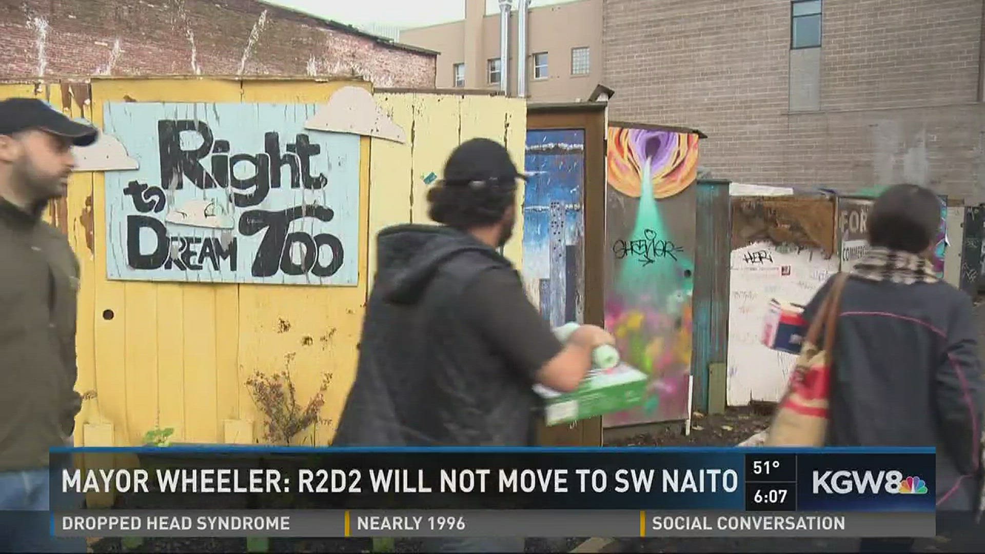 Mayor Wheeler: R2D2 will not move to SW Naito