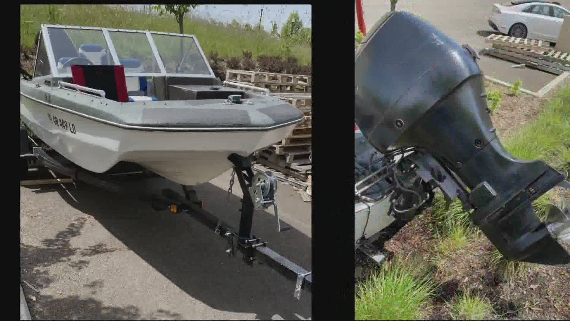 Brian Roberson wants his stolen boat back, not for the monetary loss but for the sentimental one.