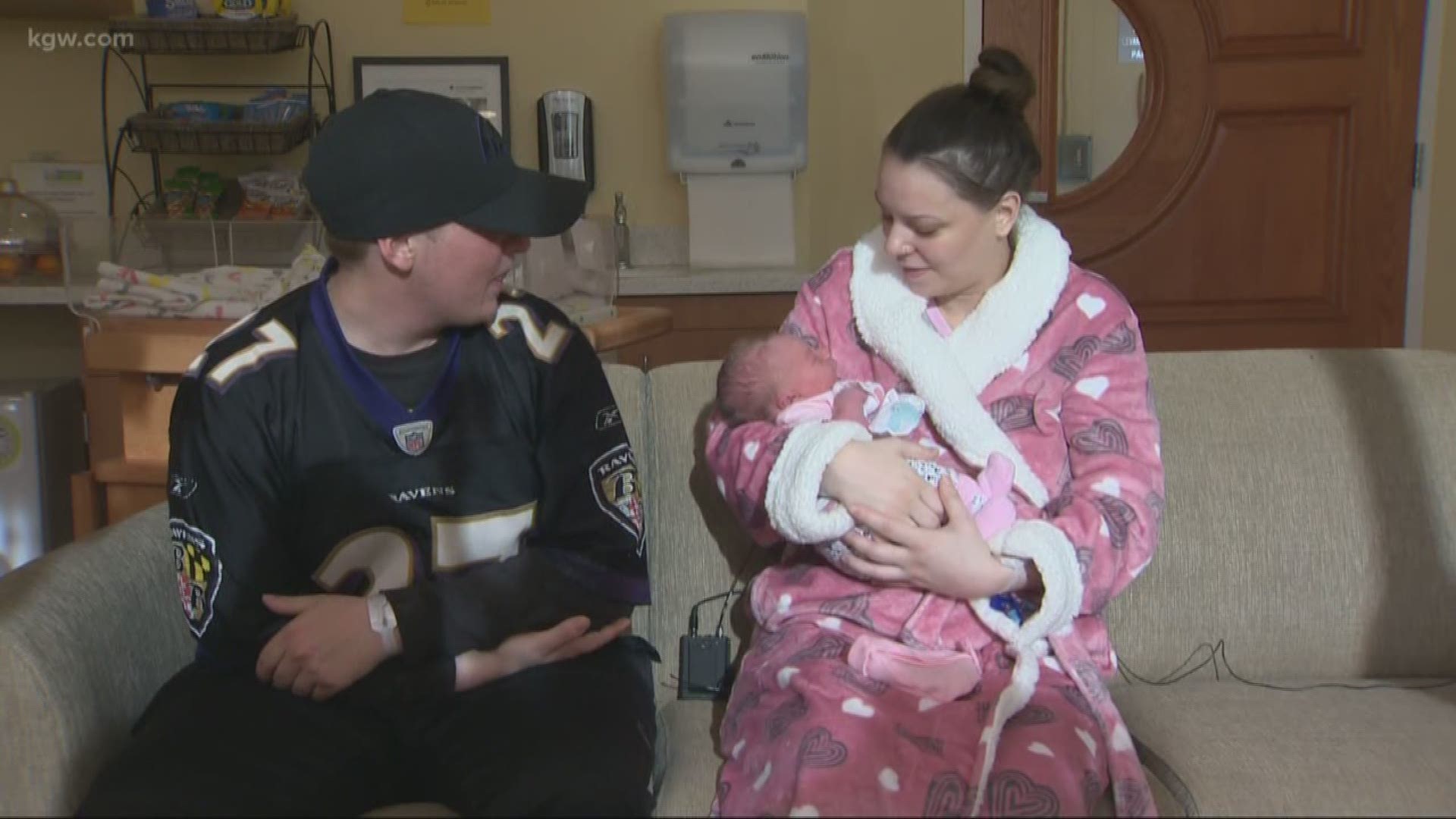 Harmony Faith Neil was born just before 1 a.m. at Providence Saint Vincent Medical Center on New Year’s Day.