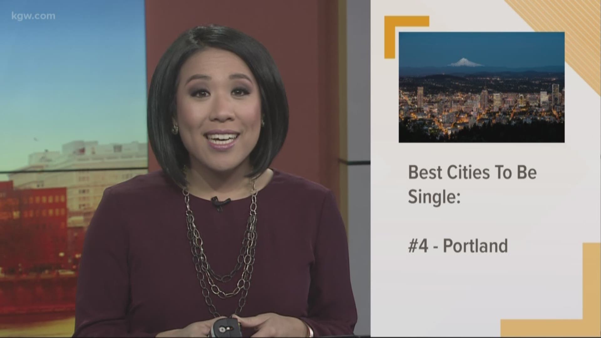 The City of Roses is the City of Dating. Portland is No. 4 on the Top 5 cities to be single