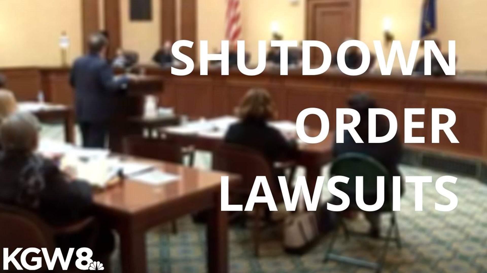 Oregon Gov. Kate Brown is on the defensive -- fighting off legal challenges to her stay-home order.