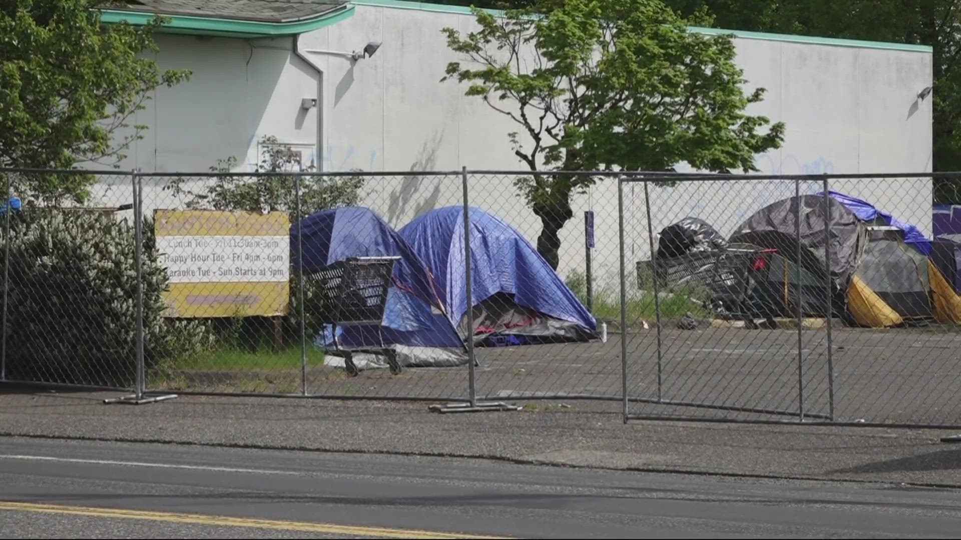 The Asian Pacific American Network of Oregon allowed a few houseless individuals to stay on their property after purchasing the historic Canton Grill in February.