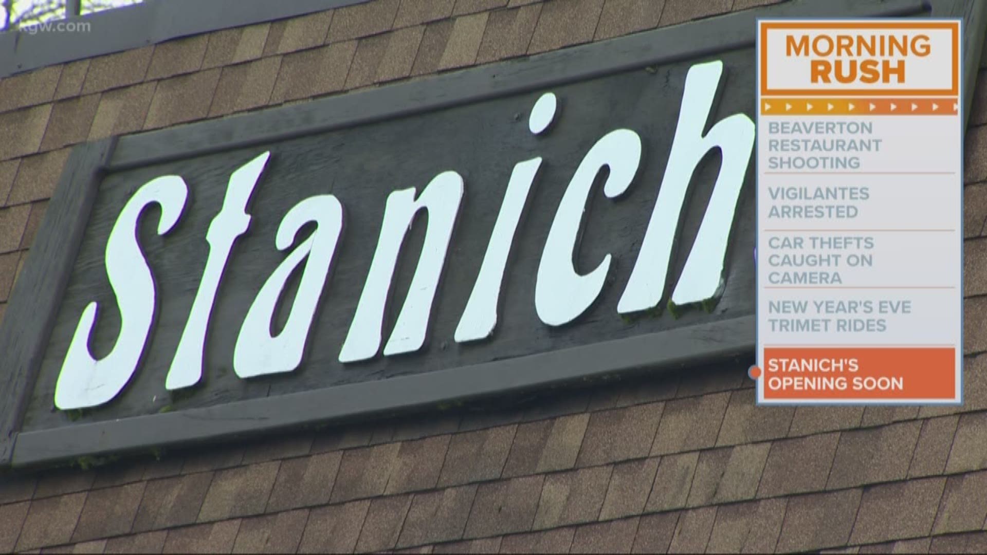 Stanich's may reopen in January or February
