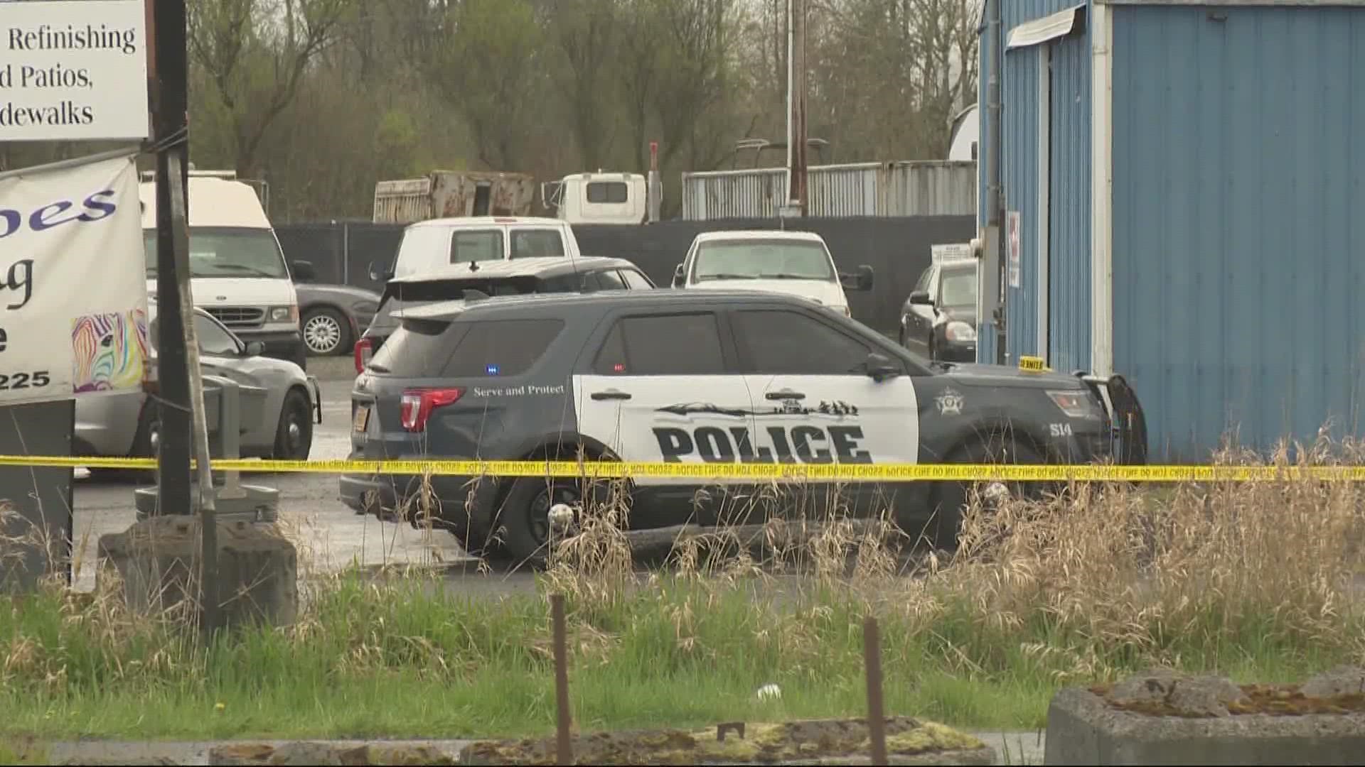 A man was shot and killed by law enforcement at a tow yard in Scappoose on Thursday morning, according to the Washington County Sheriff's Office.