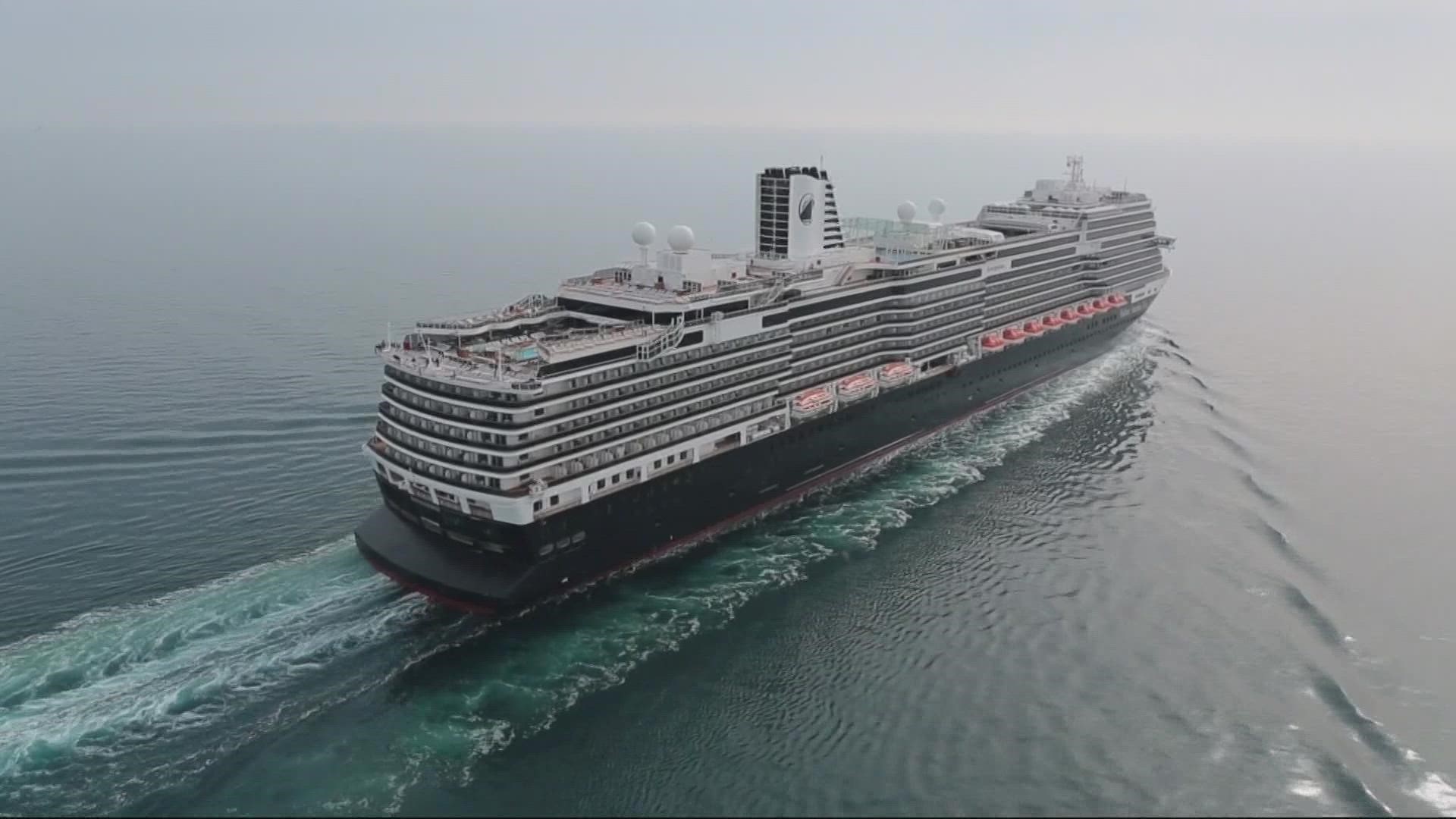 The last cruise ship visited Astoria was in 2019. The town’s economy suffered after the COVID-19 pandemic halted the visits.