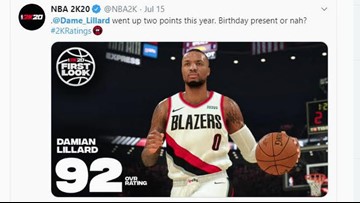 damian lillard 2k20