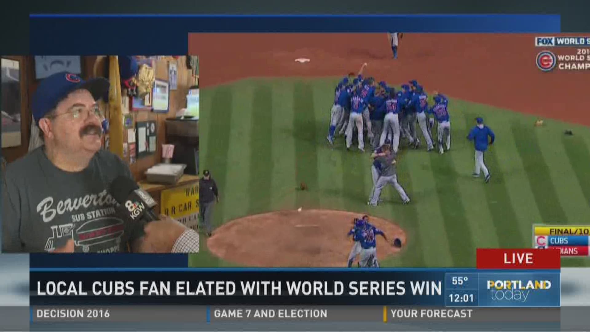 CUBS Go All The Way By Eddie Vedder : Winning the World Series in Game 7  