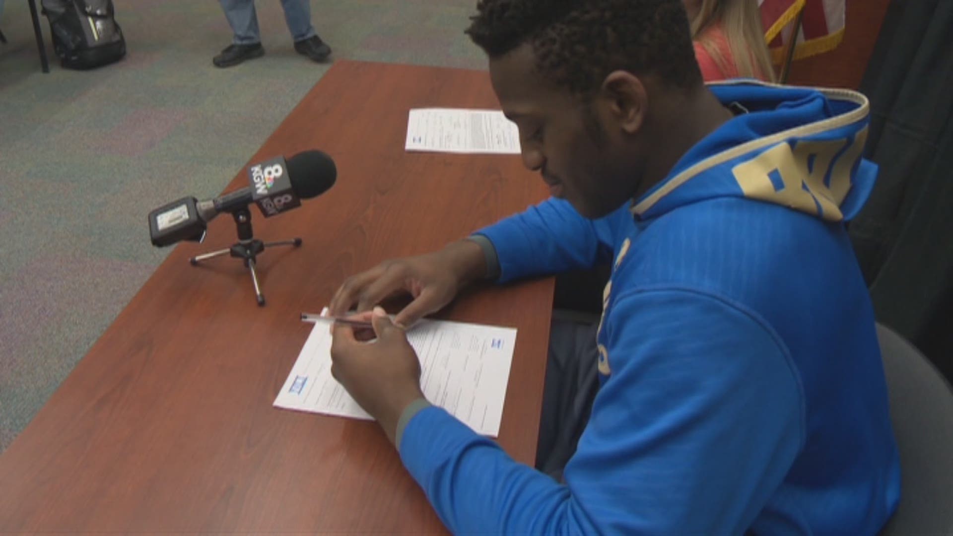 Local athletes sign national letters of intent