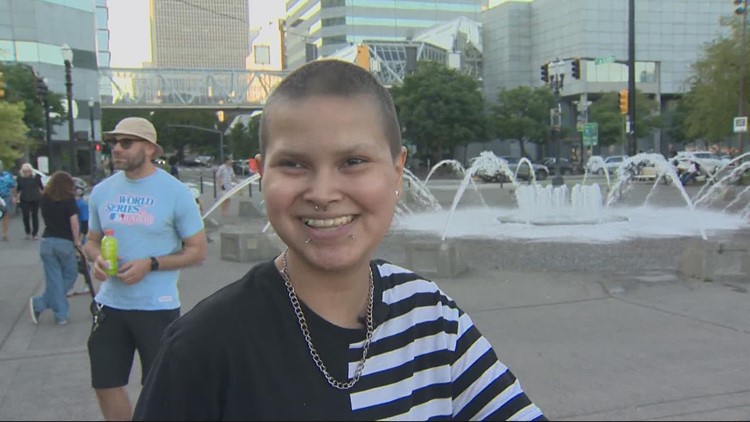 Dozens turn out to skate with for teen’s 15th birthday as she battles cancer