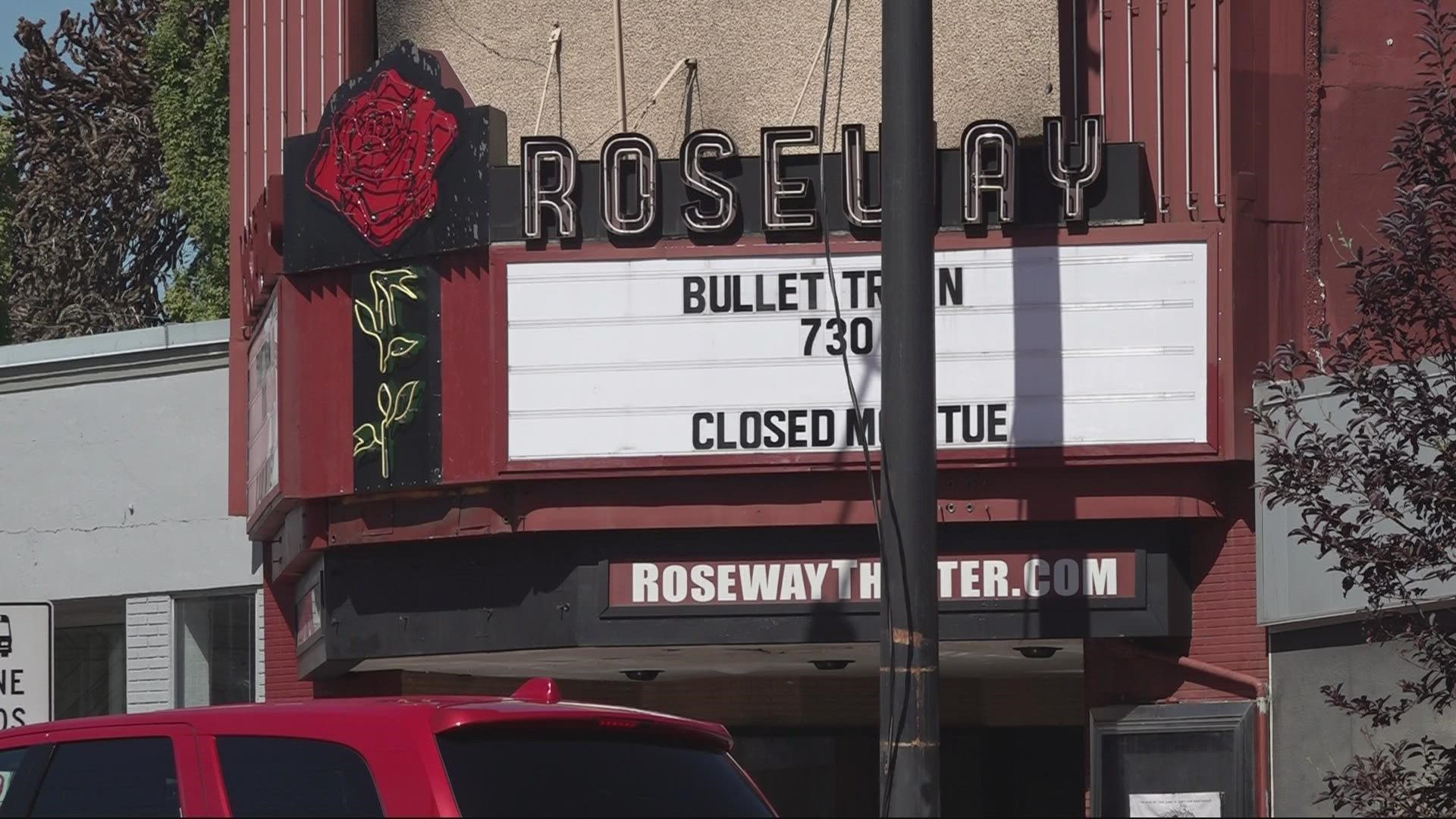 After nearly 100 years in the same building, same location, neighbors say they're sad to see the venerable Roseway Theater go out like this.