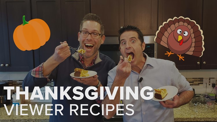 3 KGW Sunrise viewers, 3 Thanksgiving Recipes!