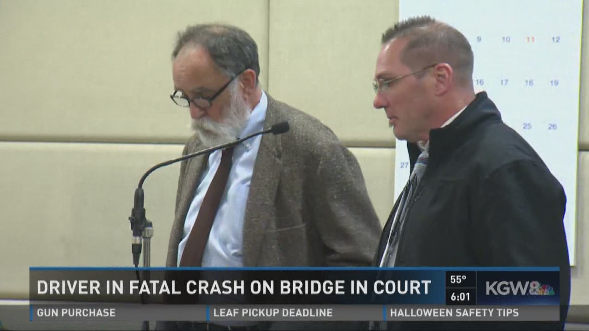 Driver in bridge fatal crash in court