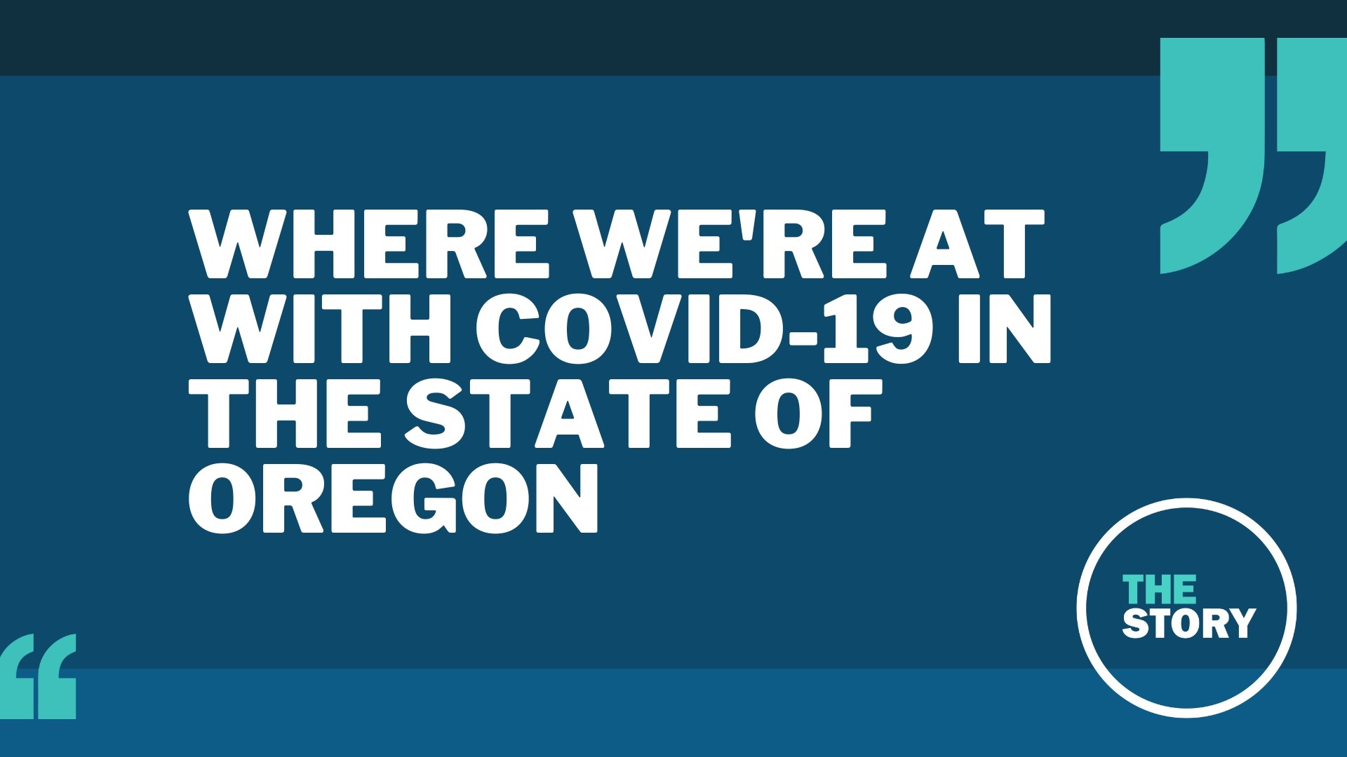 Hospitalizations for COVID-19 have flattened out, according to the CDC. Oregon is one of 14 states with some mask requirements in place for certain settings.