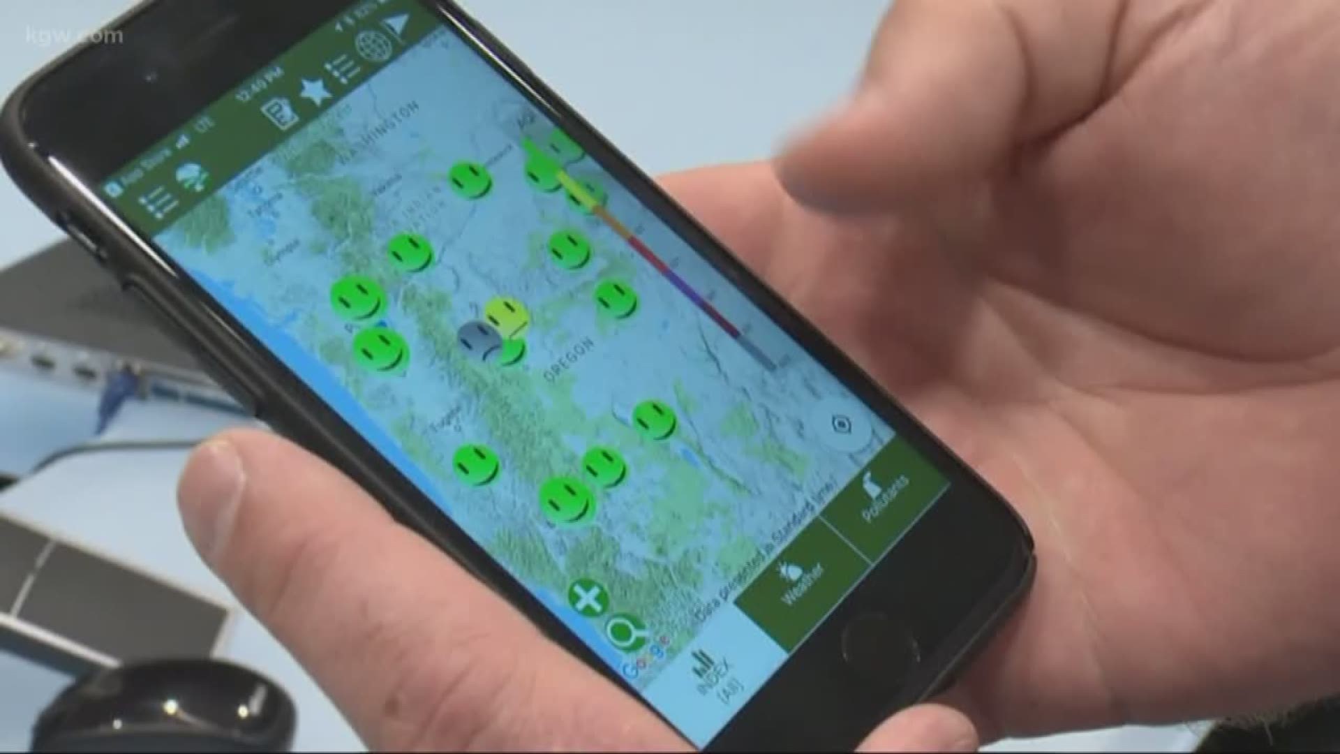 The DEQ has a new app to help you check the air quality.
