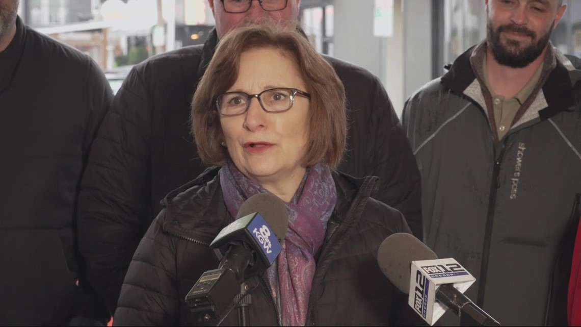 Congresswoman Bonamici presents Beaverton with $4M check to improve road safety | kgw.com