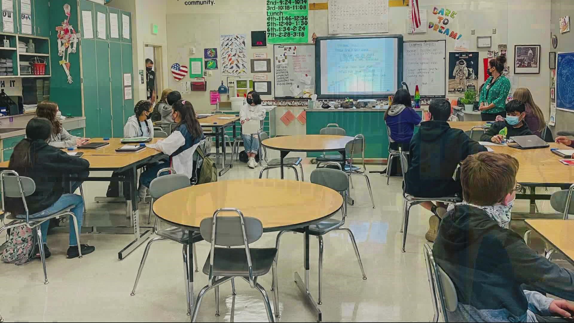 Portland Public Schools and OHSU started a testing system designed to find kids who are not showing symptoms. Education leaders hope it will spread across Oregon.