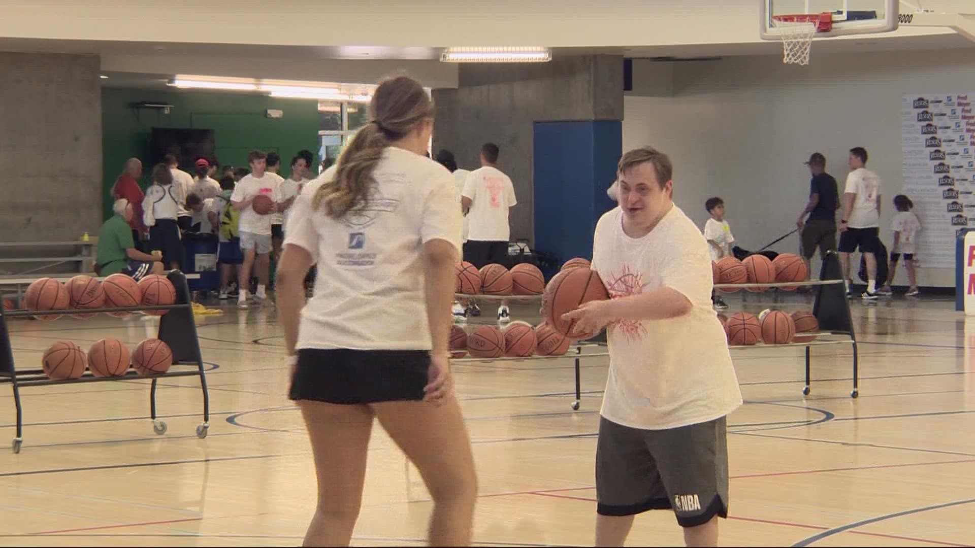 Basketball players of all abilities are hitting the courts in Beaverton through Hoop Camp. It's an inclusive summer program designed for kids and adults.