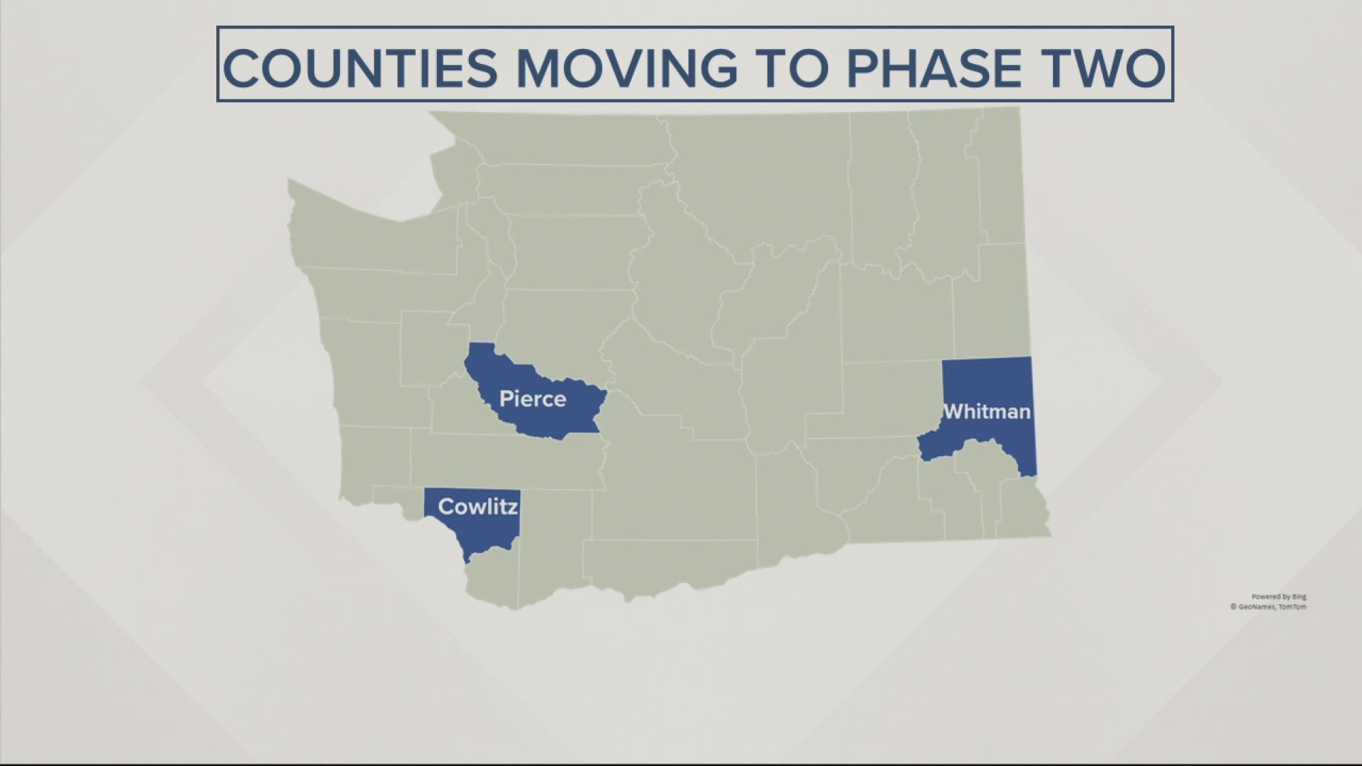 Cowlitz County is one of three Washington counties to move back to Phase 2 of the state’s reopening plan. Devon Haskins reports on what that means.