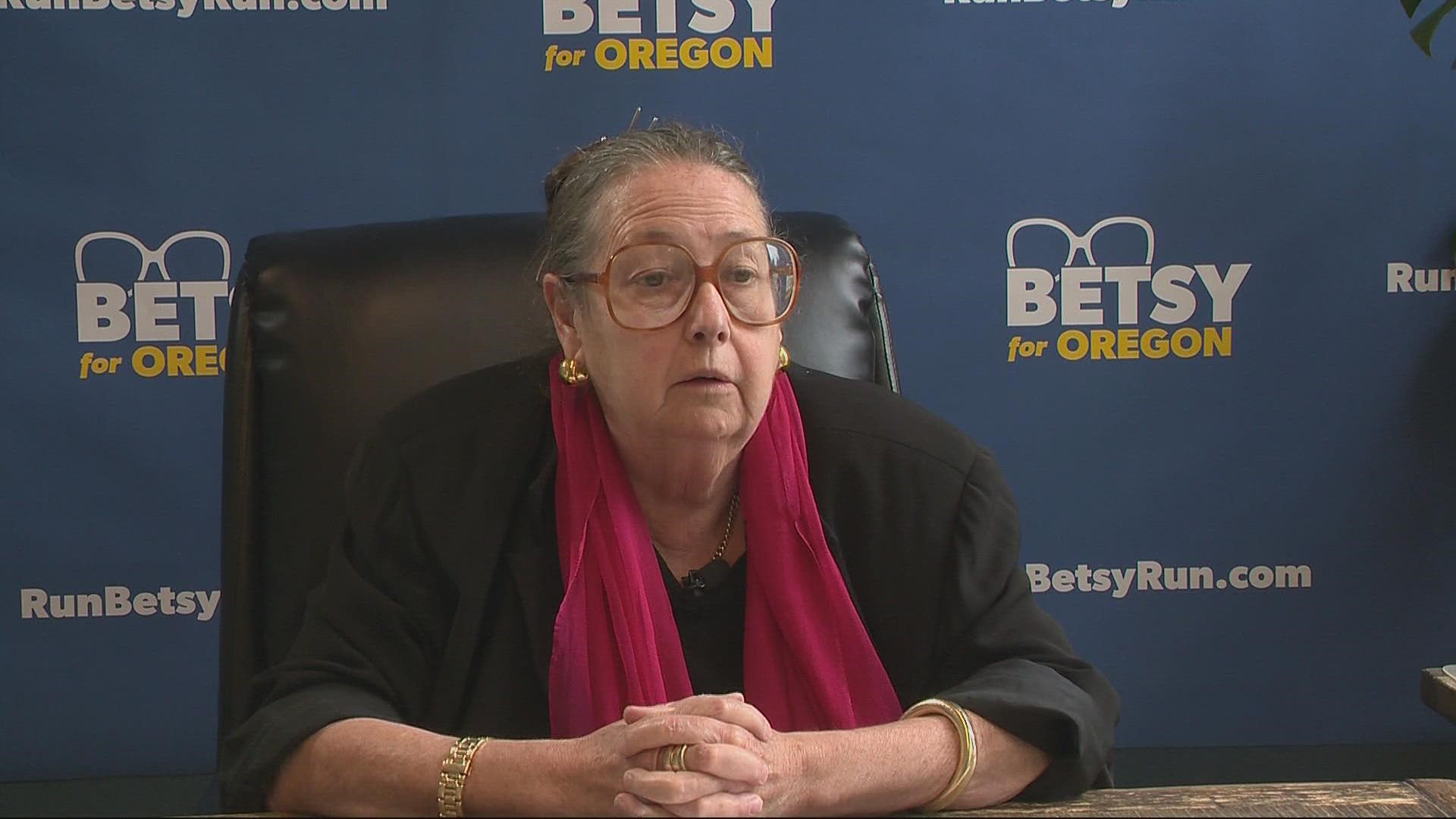 We sat down with unaffiliated governor candidate Betsy Johnson to hear her plan. We ask how she plans to combat homelessness, statewide.