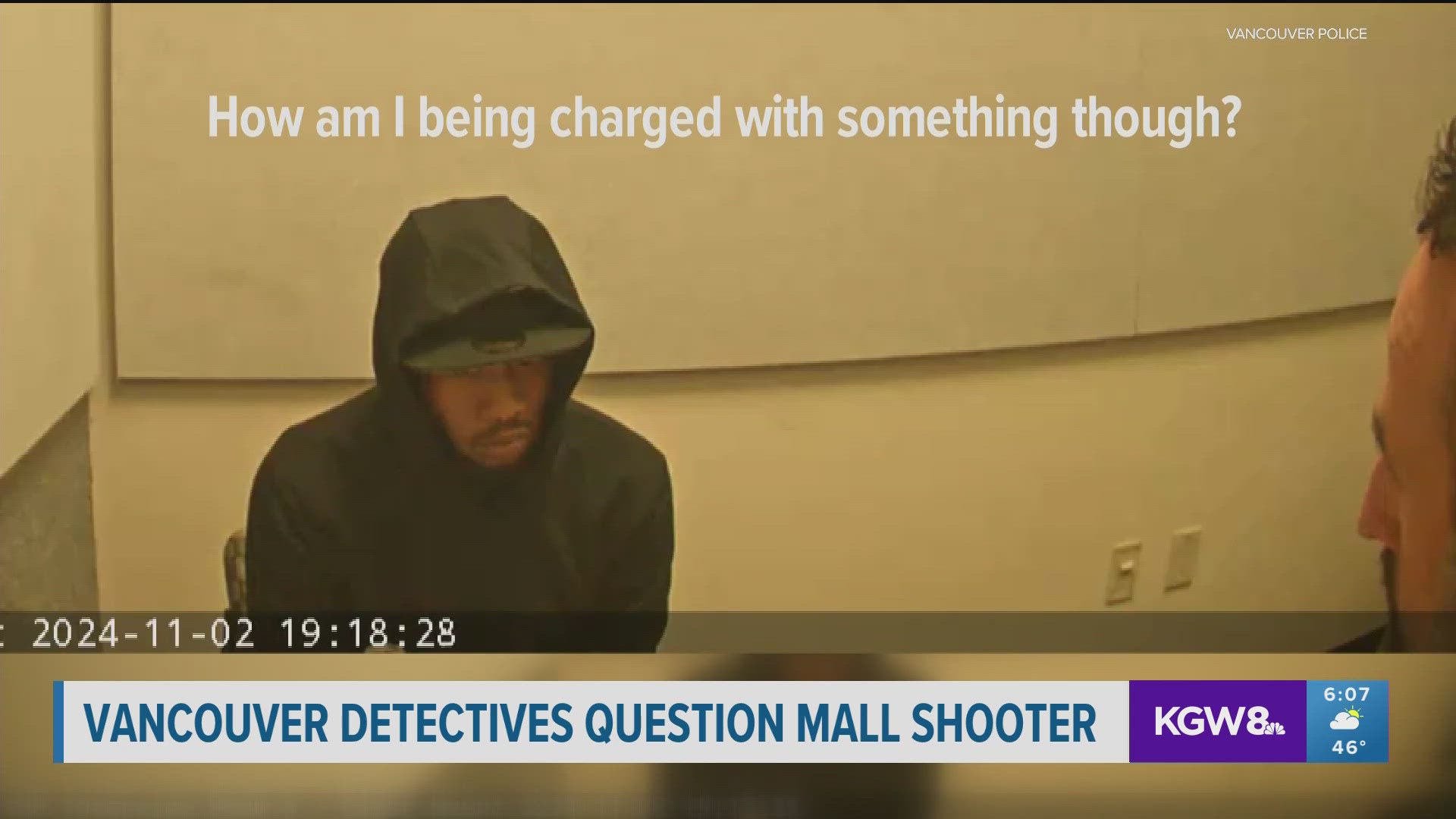 Detectives questioned Travis Ward, who denied being inside the mall, fatally shooting a 26-year-old and wounding two others.