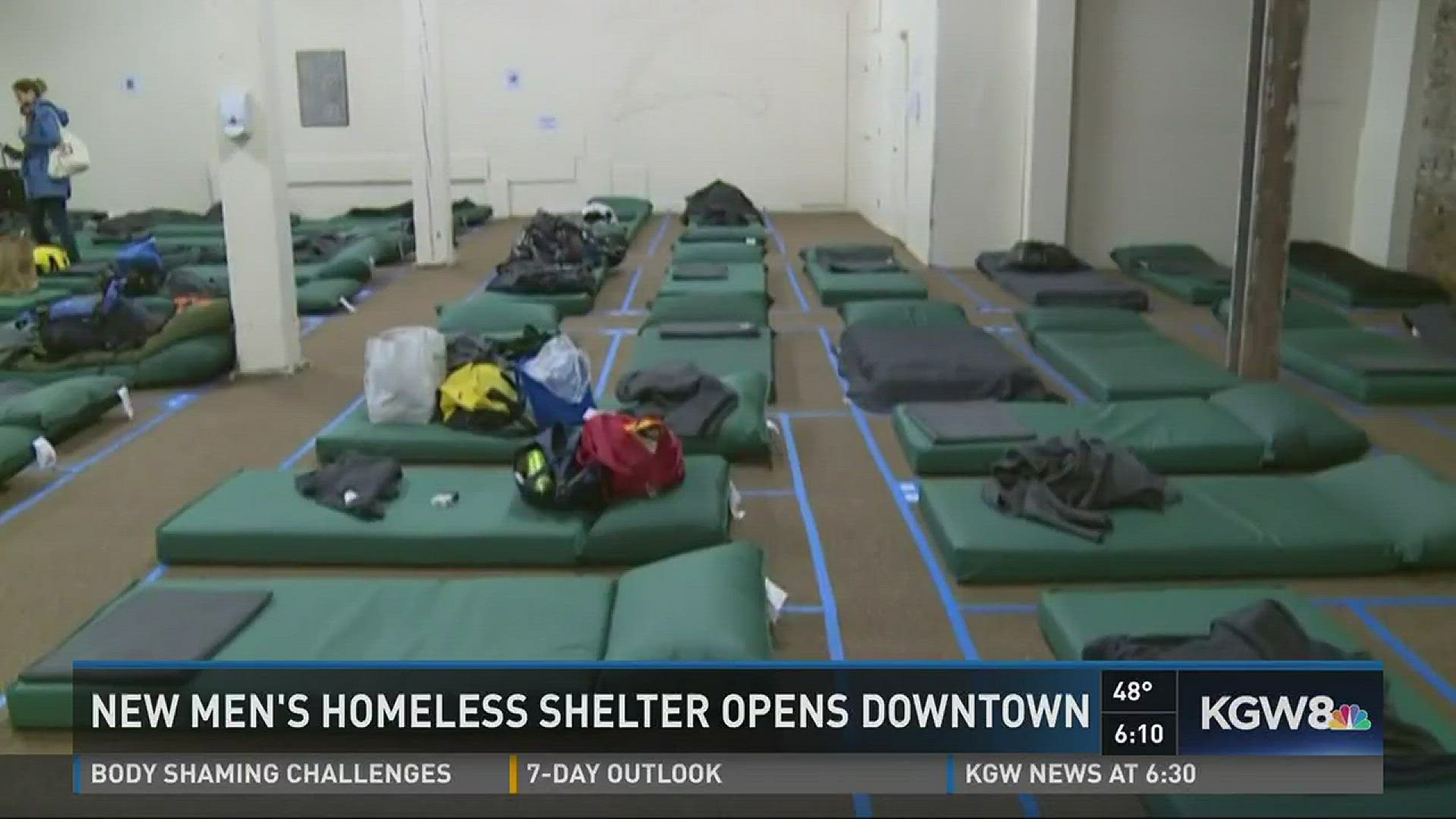 New 100-bed men's homeless shelter to open in downtown Portland | kgw.com