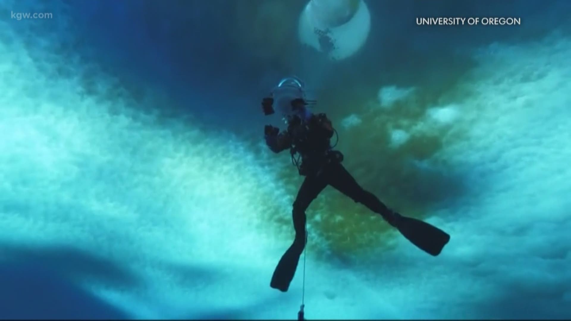 Scientists at the University of Oregon give us a look under Antarctica.