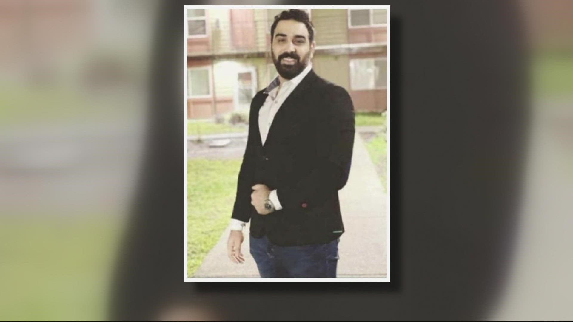 Dhulfiqar Mseer was shot and killed in December 2020 while driving for Uber in Northeast Portland. The FBI is now offering $15,000 for information about his death.