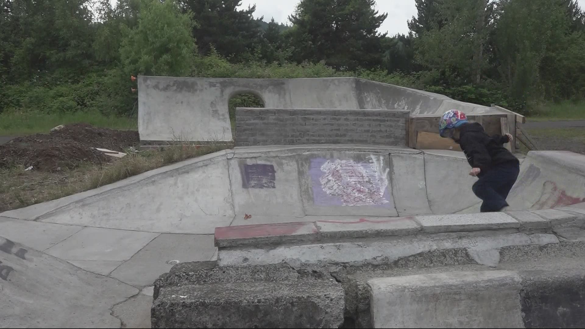 The builders of a community skate park in Southeast Portland’s Lents neighborhood are fighting to keep it from being dismantled. Bryant Clerkley reports.
