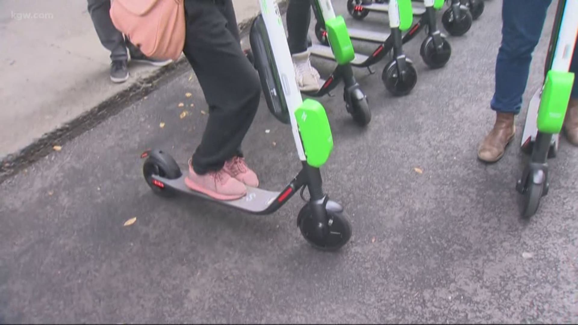 PBOT says many people commute to work on scooters.
