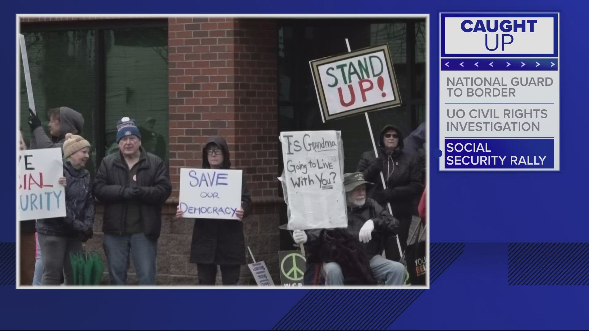 Those rallying in front of the Beaverton Social Security Office are concerned as a team that's part of DOGE has been going through data at offices. 