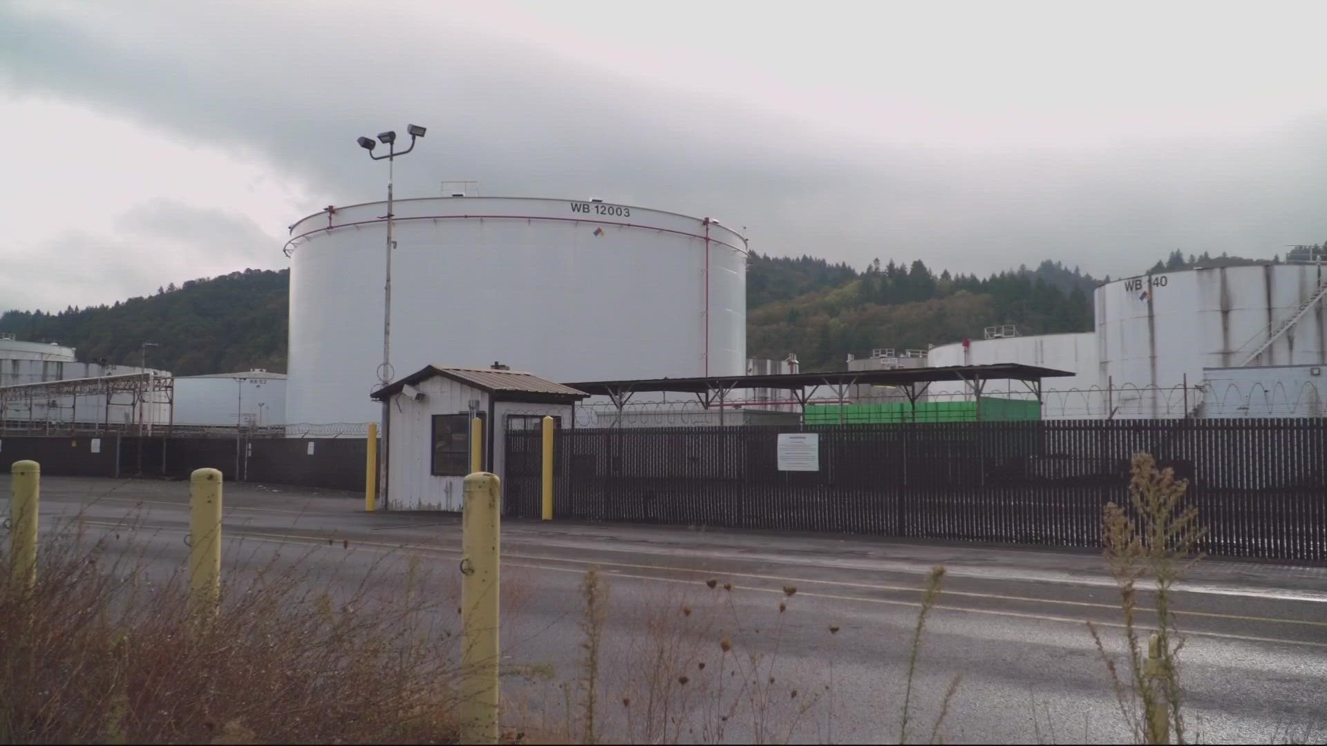 The suit alleges Portland's policies discriminate against out-of-state oil and gas companies.