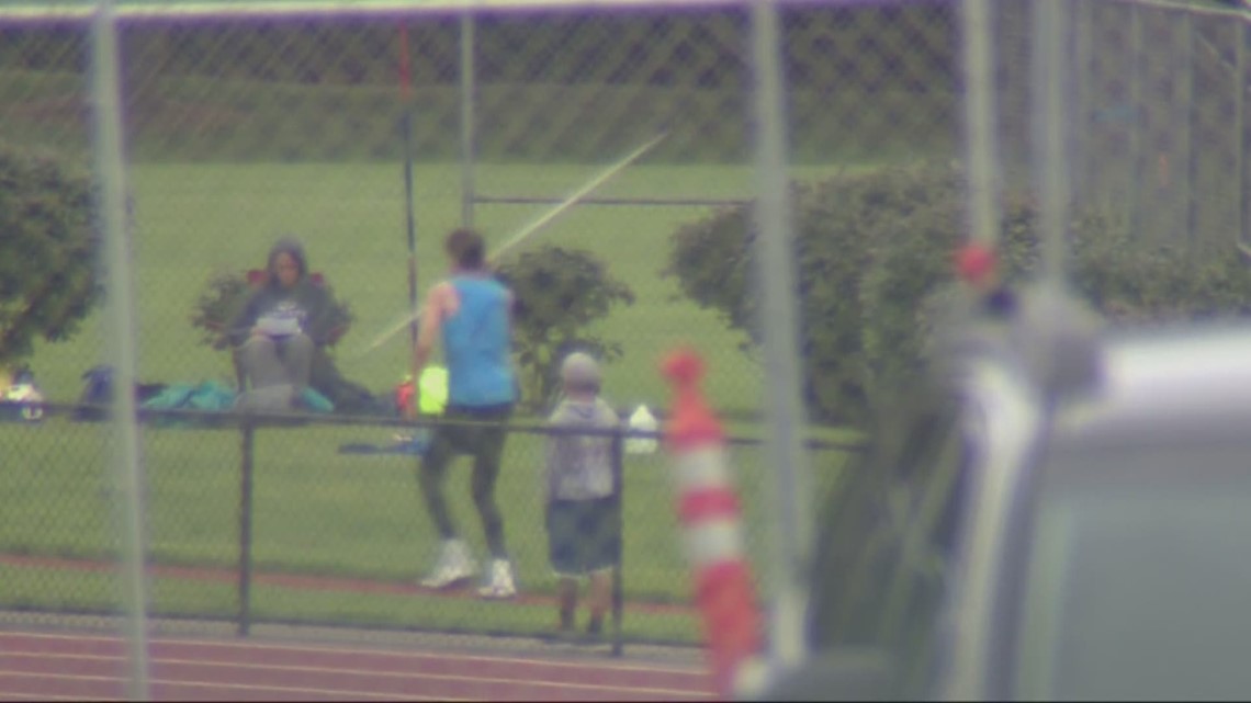 Teen falls on javelin, injures eye | kgw.com