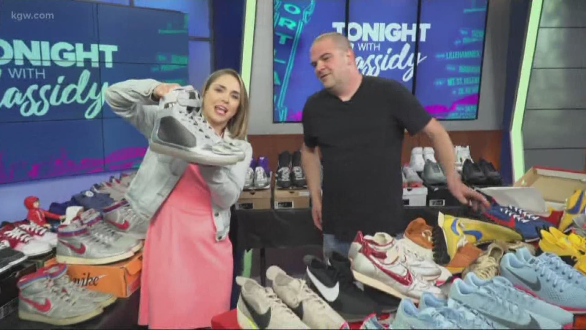 We highlight a huge Nike shoe collection. There were so many, we couldn't possibly chat about all of them on live tv. So here's what happened after the show.
#TonightwithCassidy