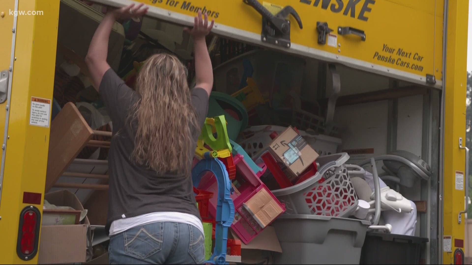 Communities from near and far are pitching in to help victims of the Oregon wildfires. Christine Pitawanich reports.